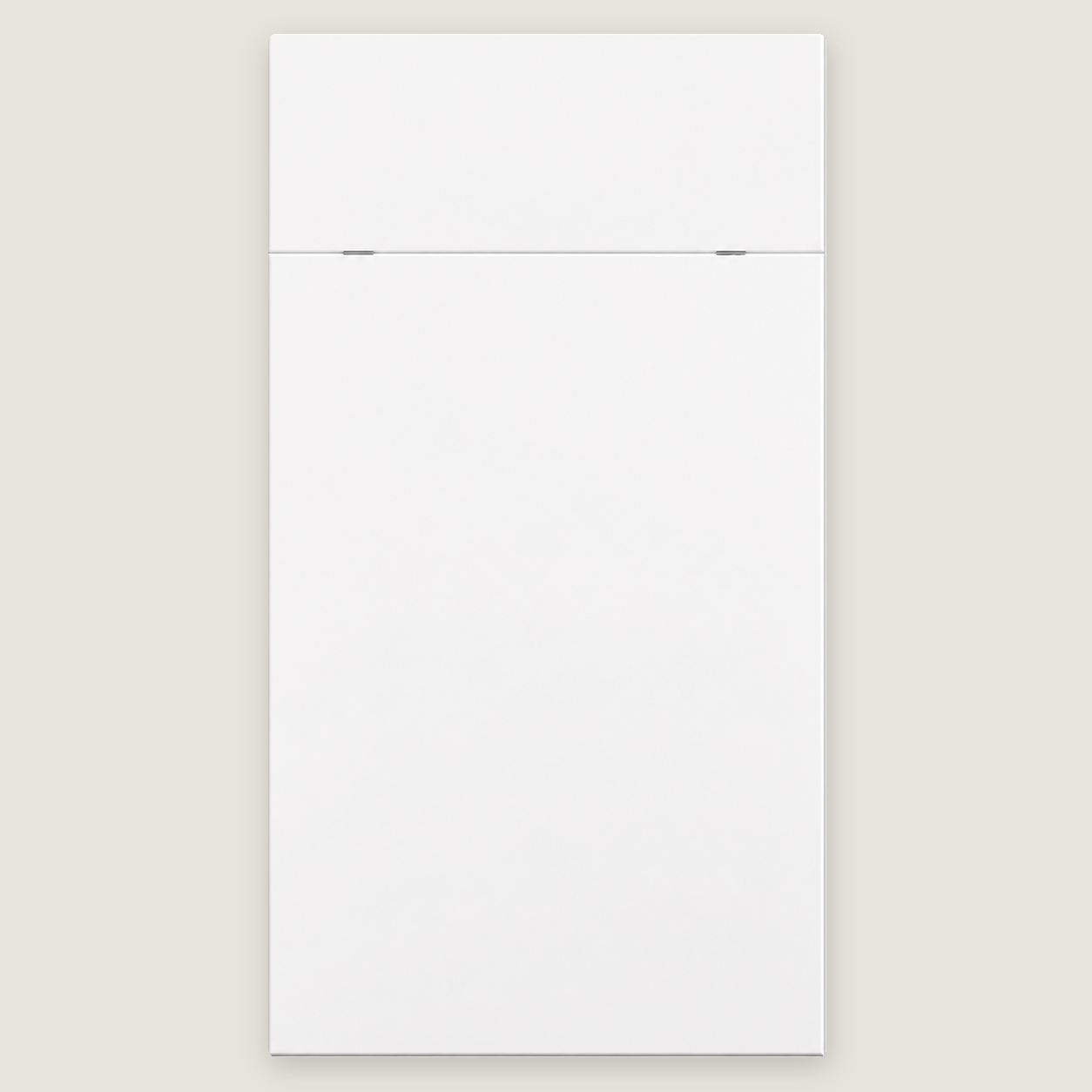 Zenit Blanco cabinet door by Deluxe Wood Cabinetry