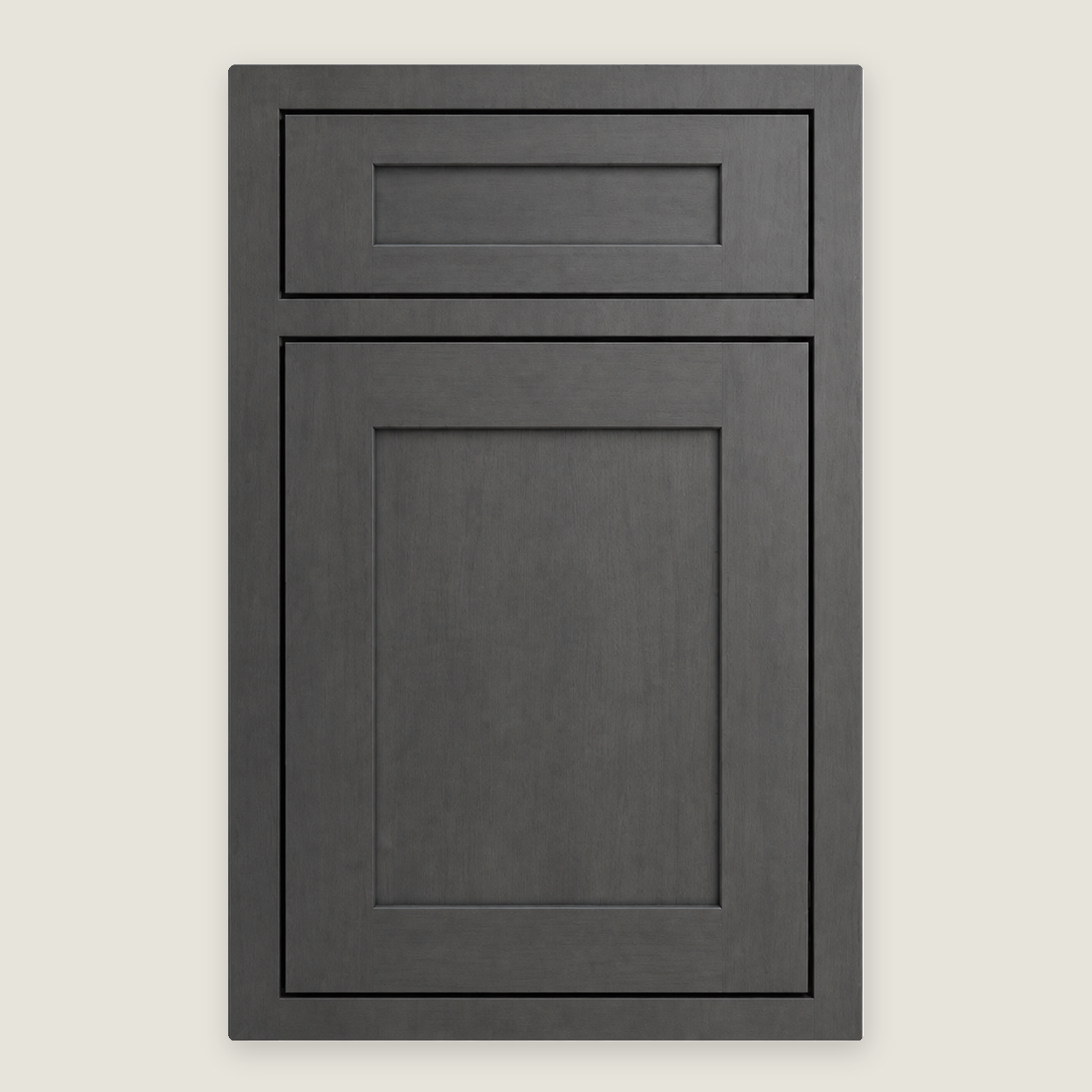 Inset Shaker Charcoal cabinet door by Deluxe Wood Cabinetry